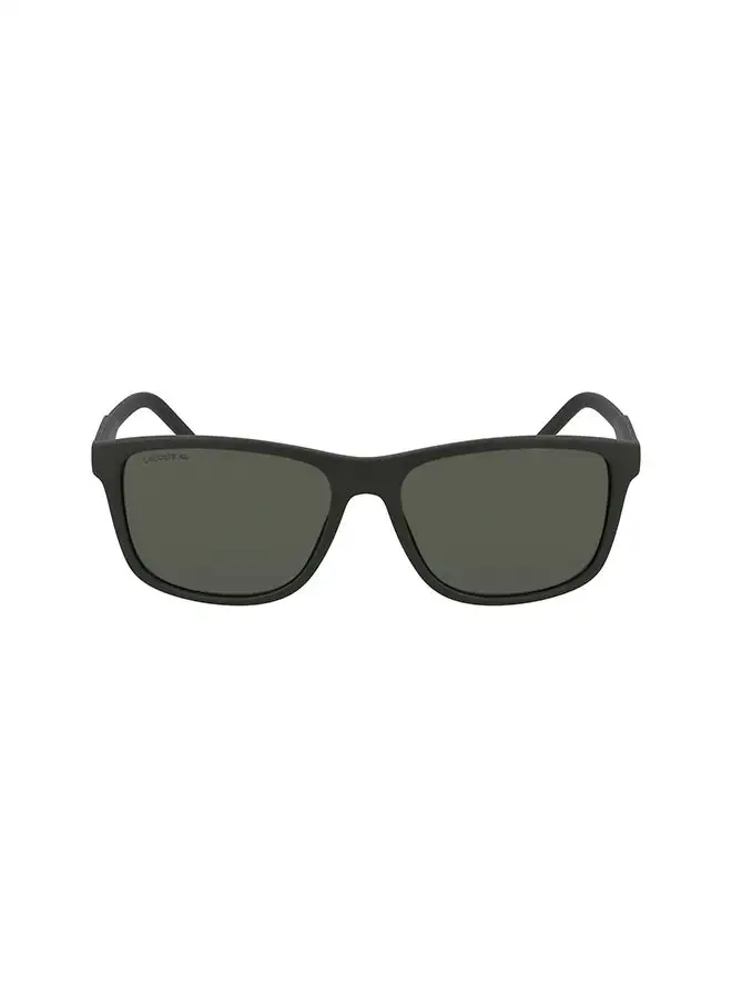 LACOSTE Full Rimmed Modified Rectangular Frame Sunglasses - Lens Size: 56 mm