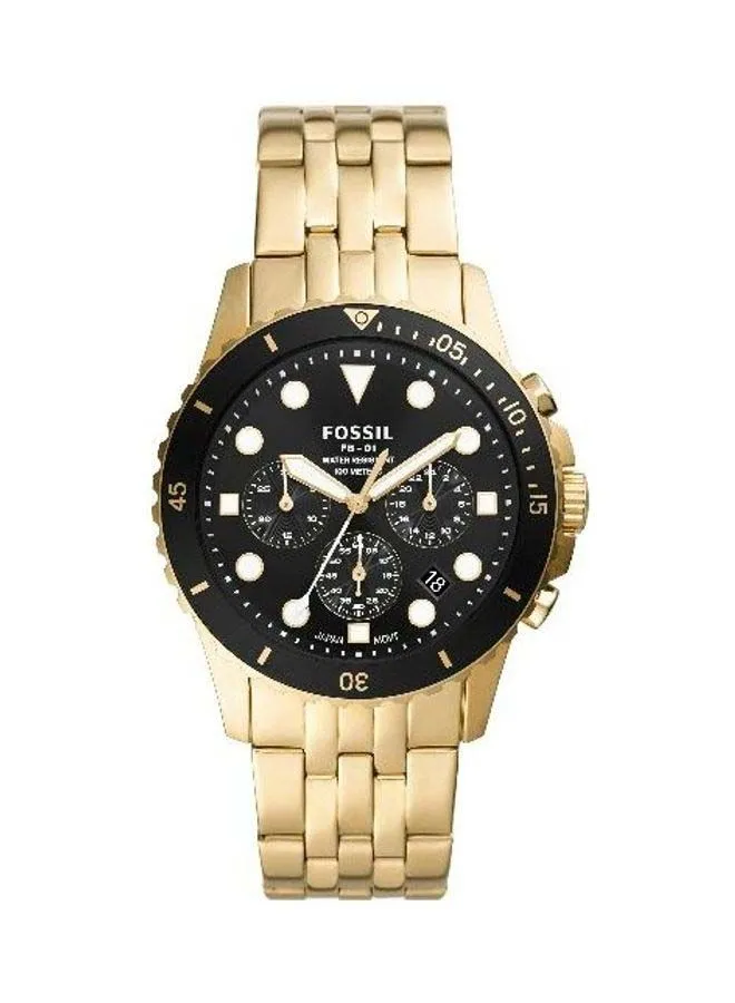 FOSSIL Men's Chronograph Wrist Watch - 42 mm - Gold