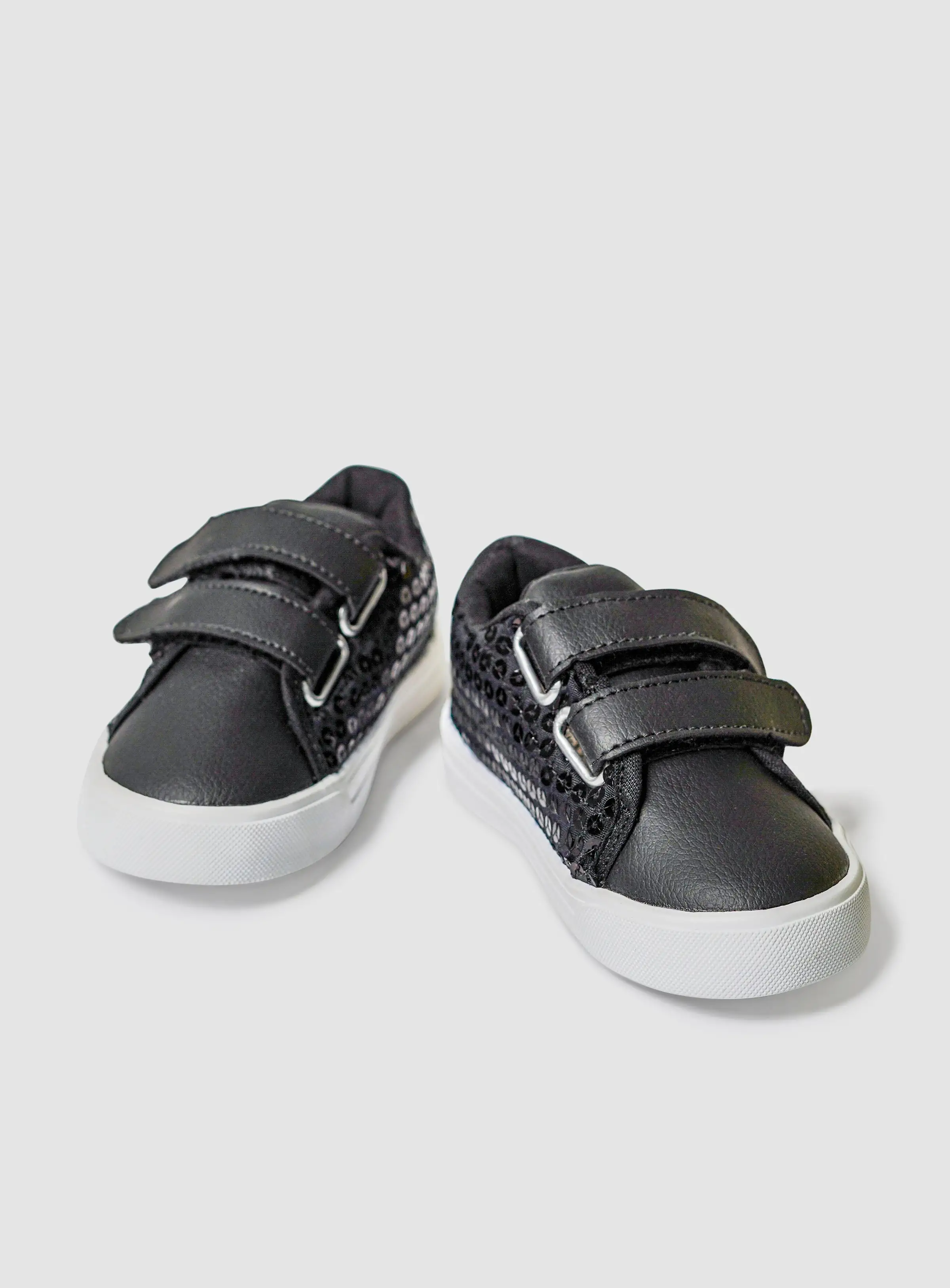 NEON Casual Velcro Sneakers Black
