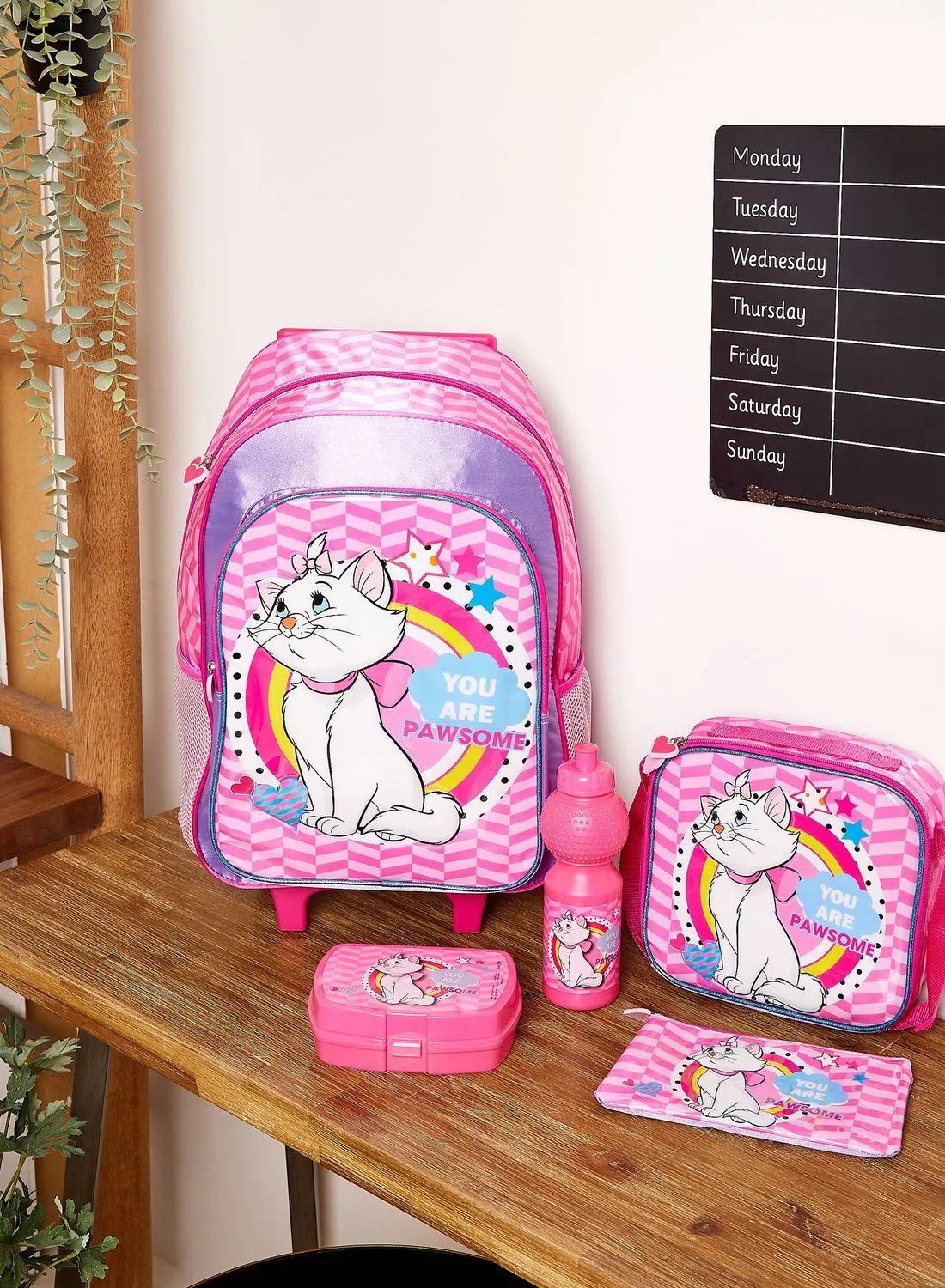 Disney Marie the Cat Back To School Disney Marie The Cat 5In1 Trolley Box Set