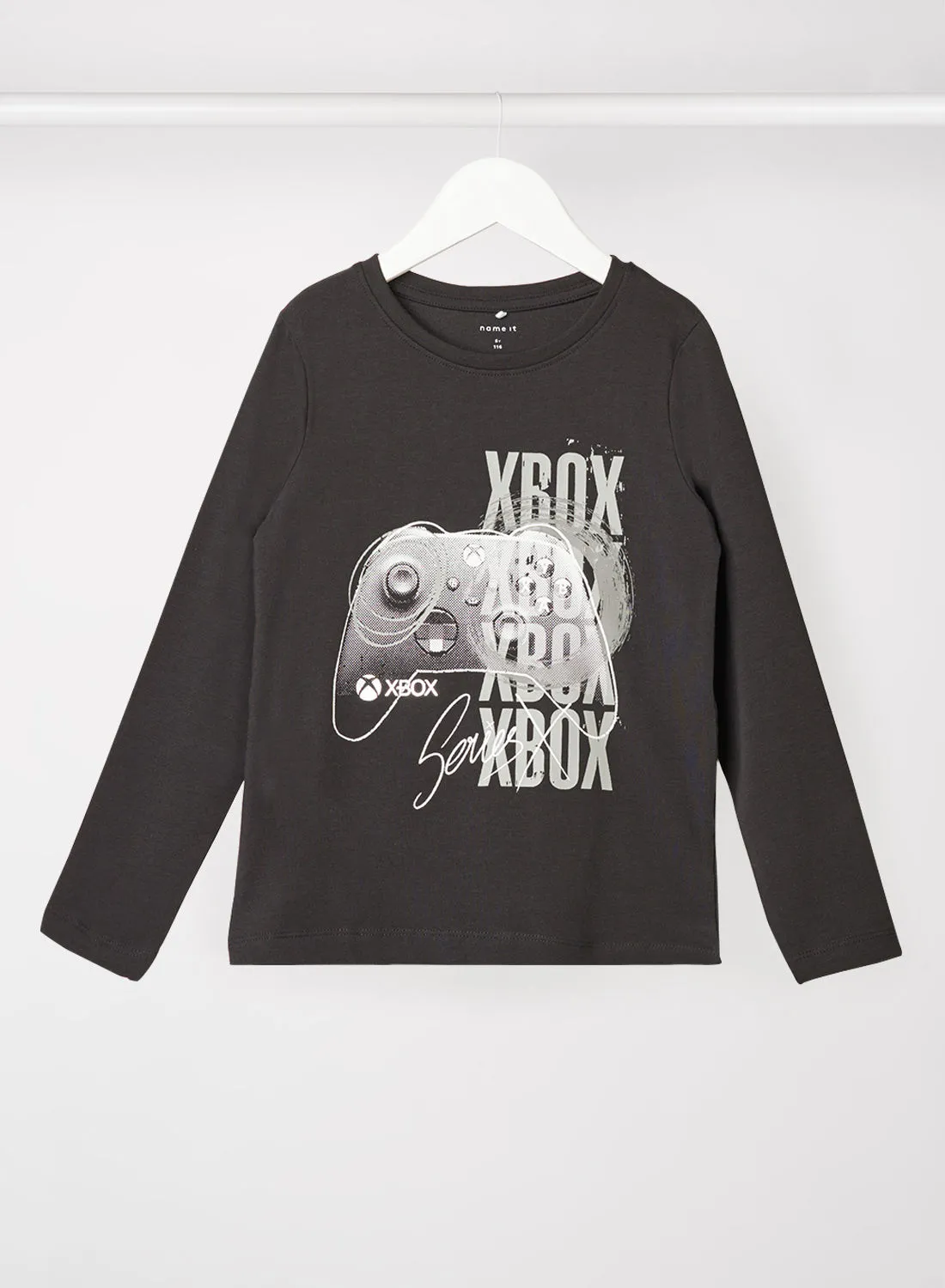 NAME IT Kids / Teen Xbox Graphic T-Shirt أسود