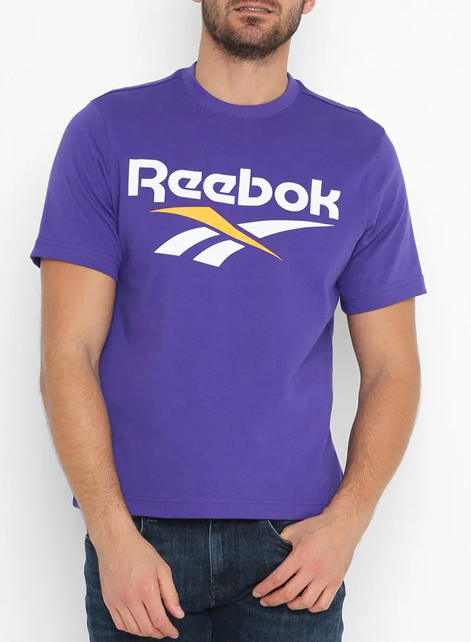 Reebok Classic Vector T-Shirt Purple/White/Yellow