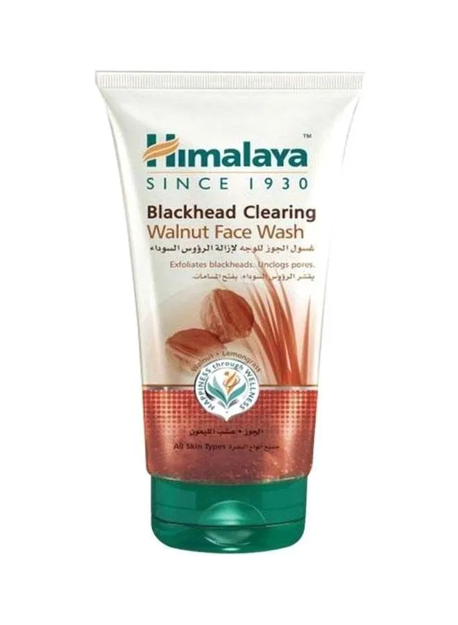 Himalaya Blackhead Clearing Walnut Facewash  Multicolour 150ml