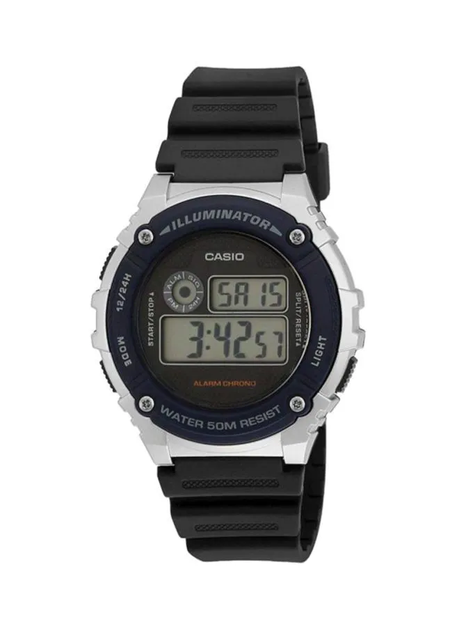 CASIO Men's Sports Digital Watch W-216H-2AVDF - 44 mm - Black