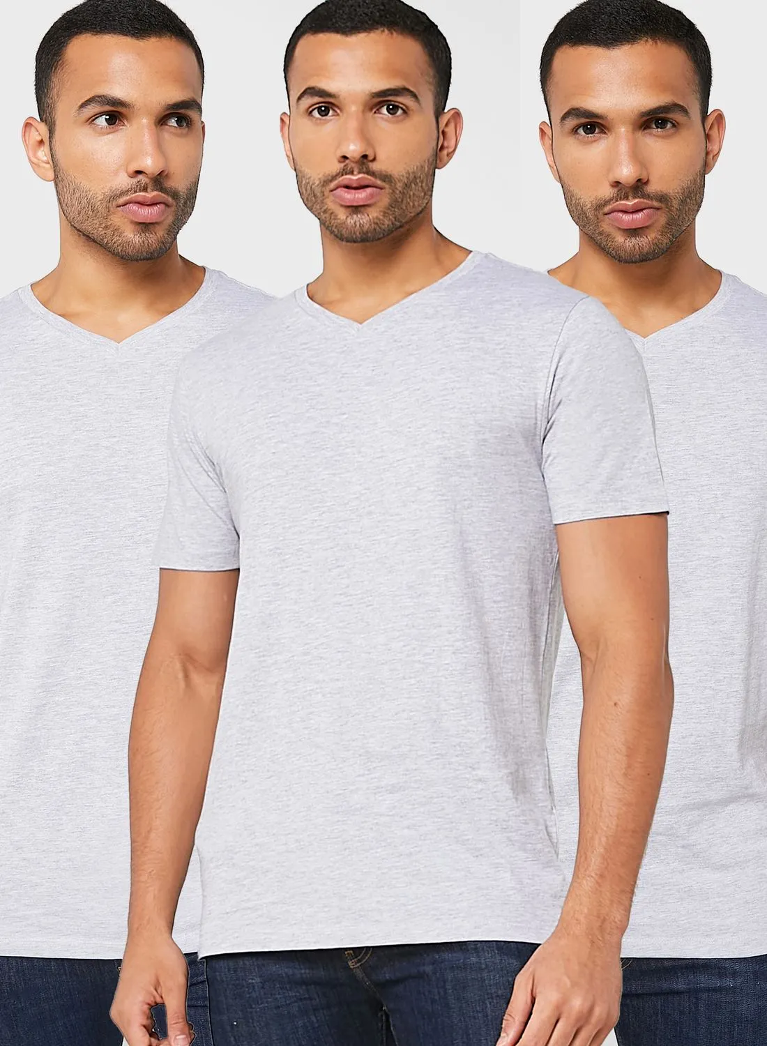 Cotton On 3 Pack Assorted Crew Neck T-Shirt