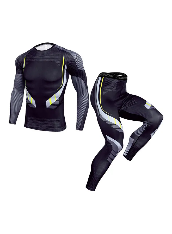 Joychic Breathable Cycling Jersey Suit Set Black