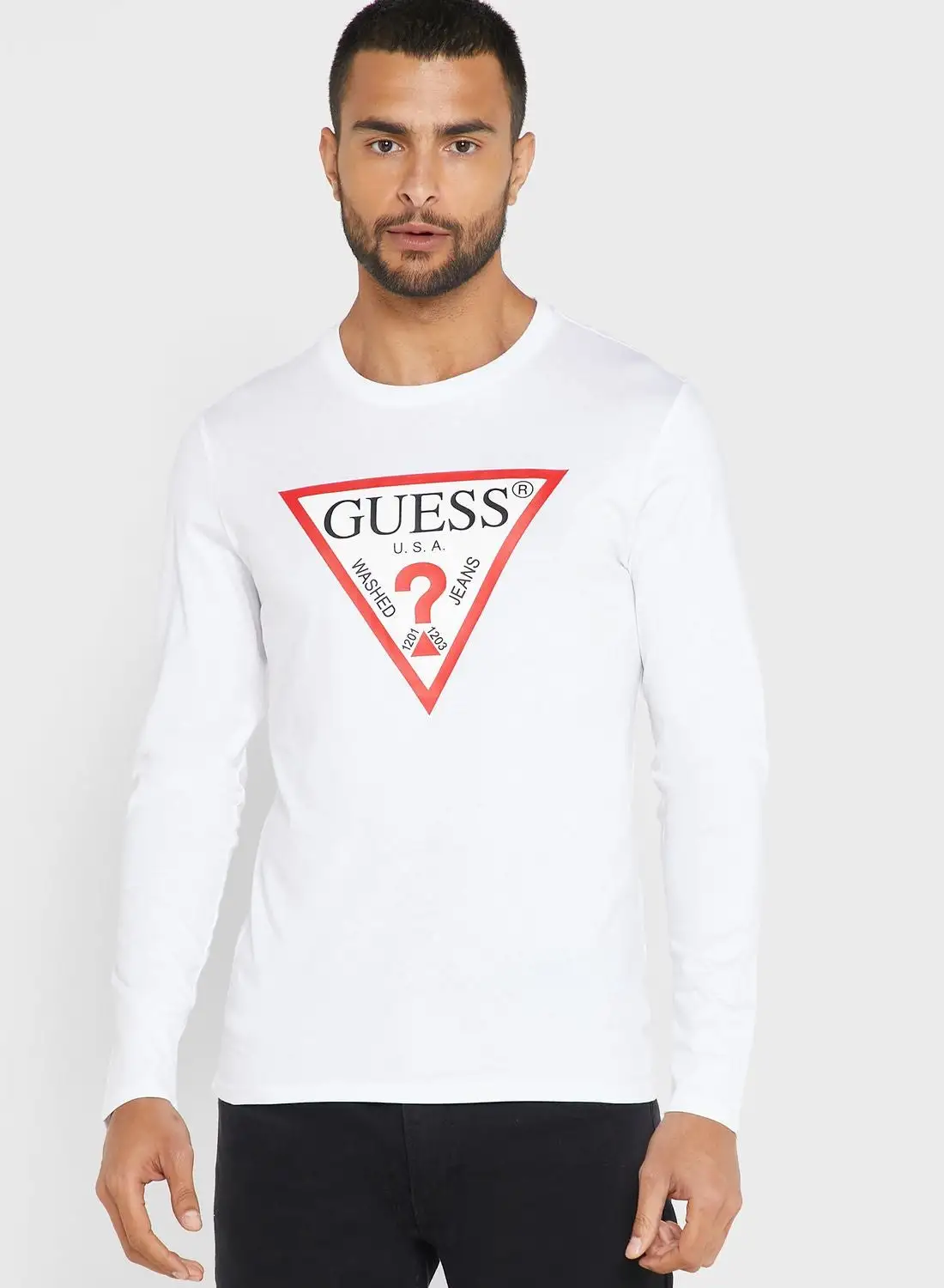 GUESS Logo Printed T-Shirt