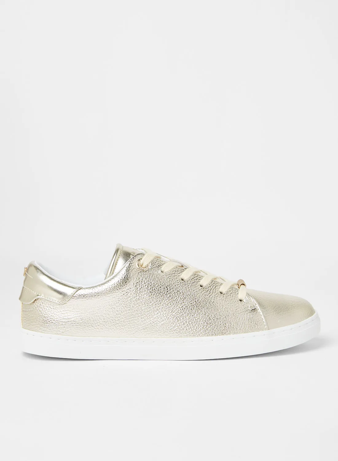 Ted Baker Ellizah Leather Sneakers Gold