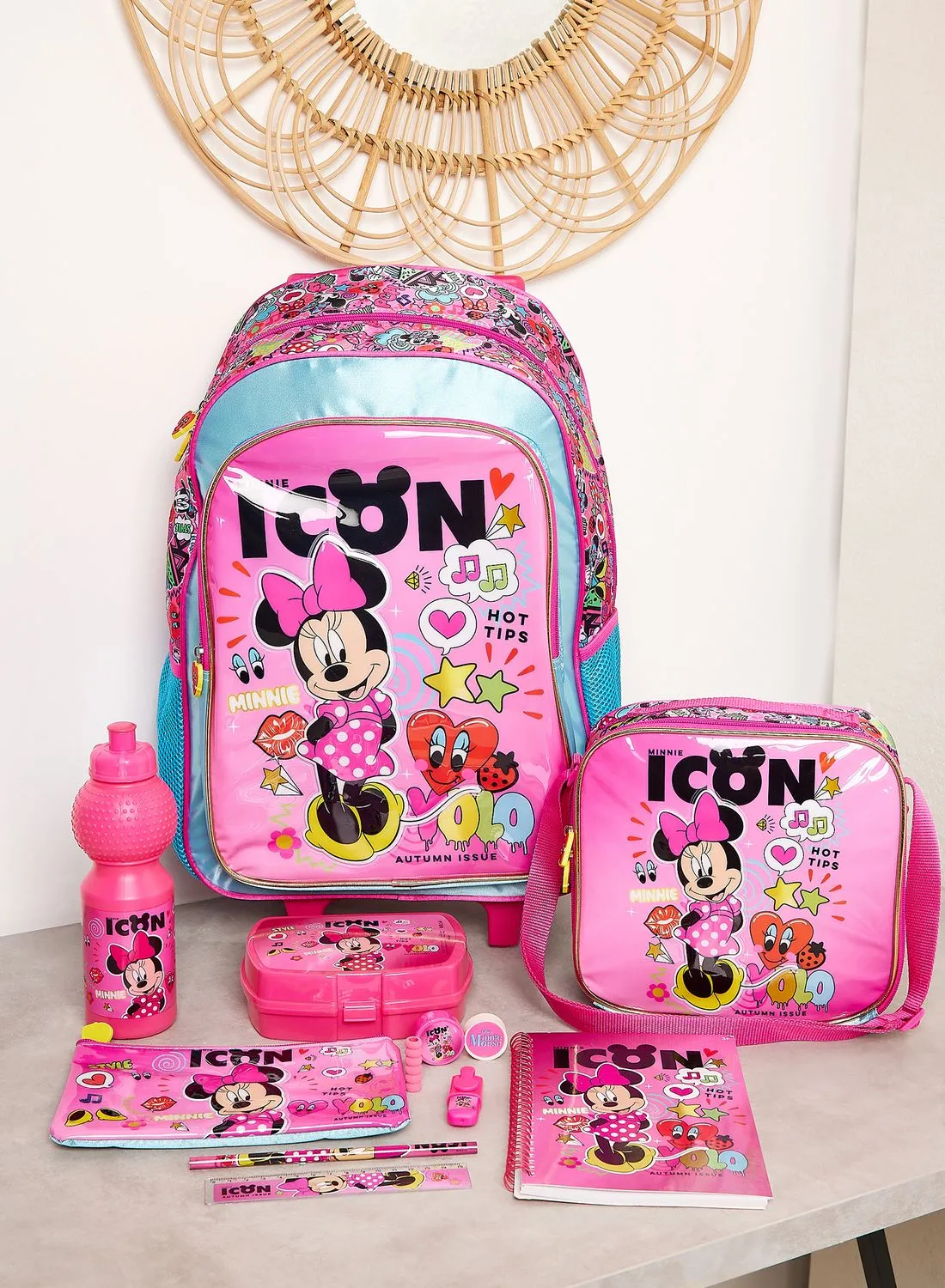 Disney_Minnie_Mouse Back To School Disney Minnie Mouse 6In1 Trolley Box Set