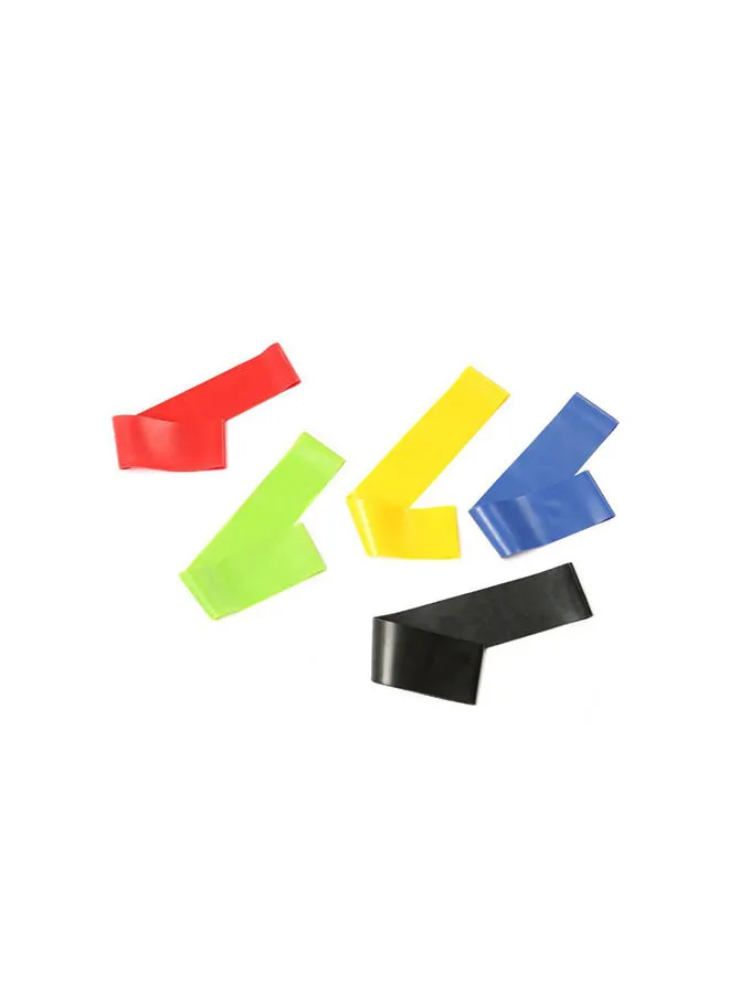HIGHFLY Set Of 5 Latex Resistance Bands 60x5cm