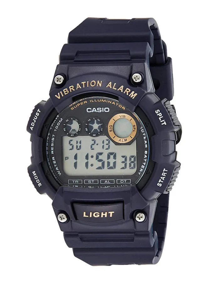 CASIO Men's Youth Rubber Digital Wrist Watch W-735H-2AVDF