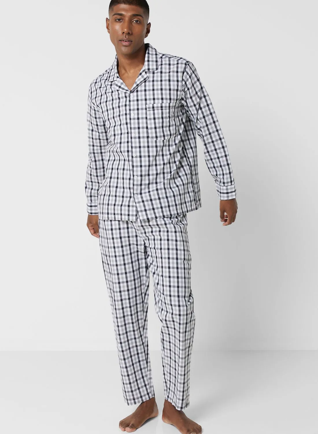 Robert Wood Check Pyjama Set