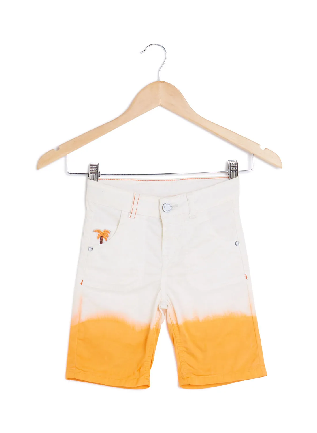 Tales & Stories Ombre Bermuda Shorts Orange