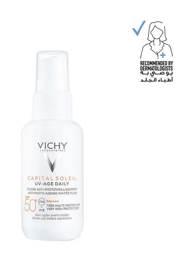 Vichy Capital Soleil Uv - Age Anti Ageing Sunscreen Spf 50+ With Niacinamide 40ml