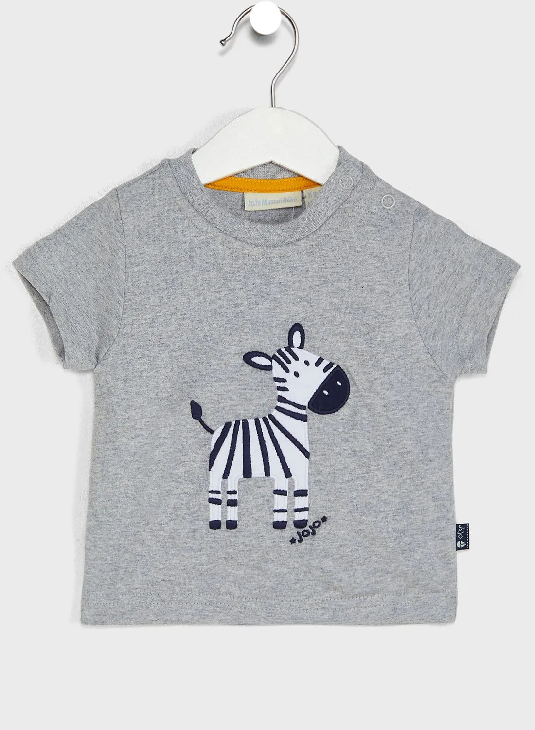 JoJo Maman Bebe Kids Zebra Print T-Shirt