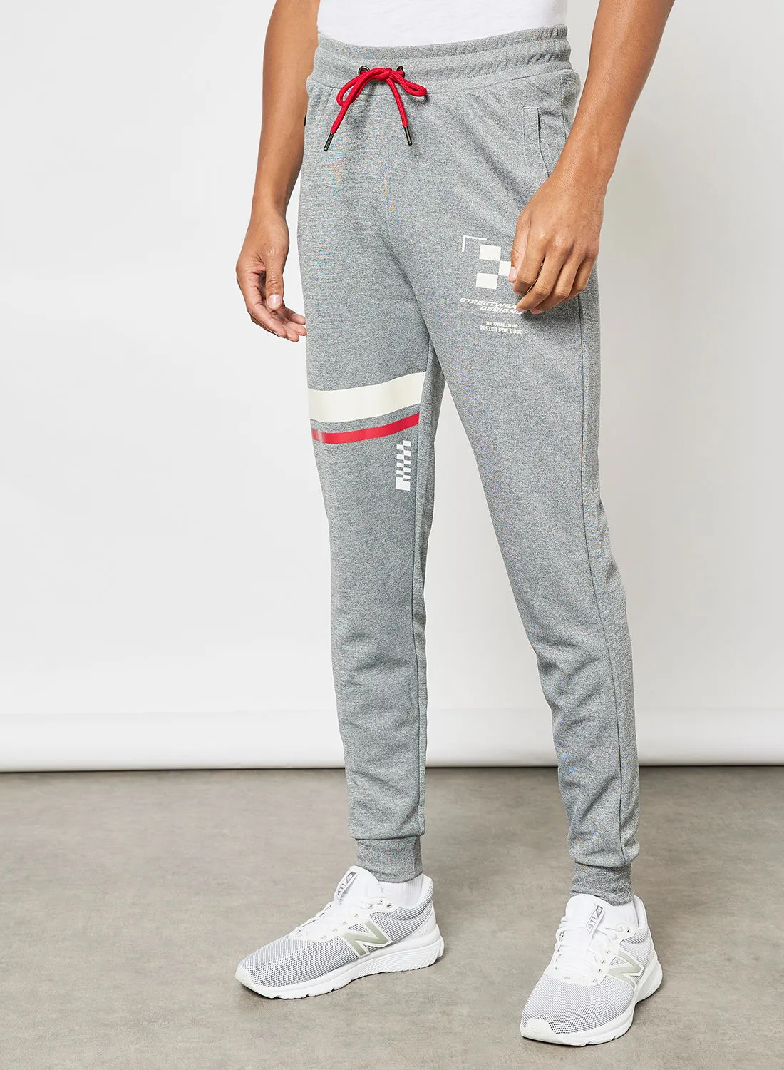 ABOF Active Wear Joggers Charcoal Heather