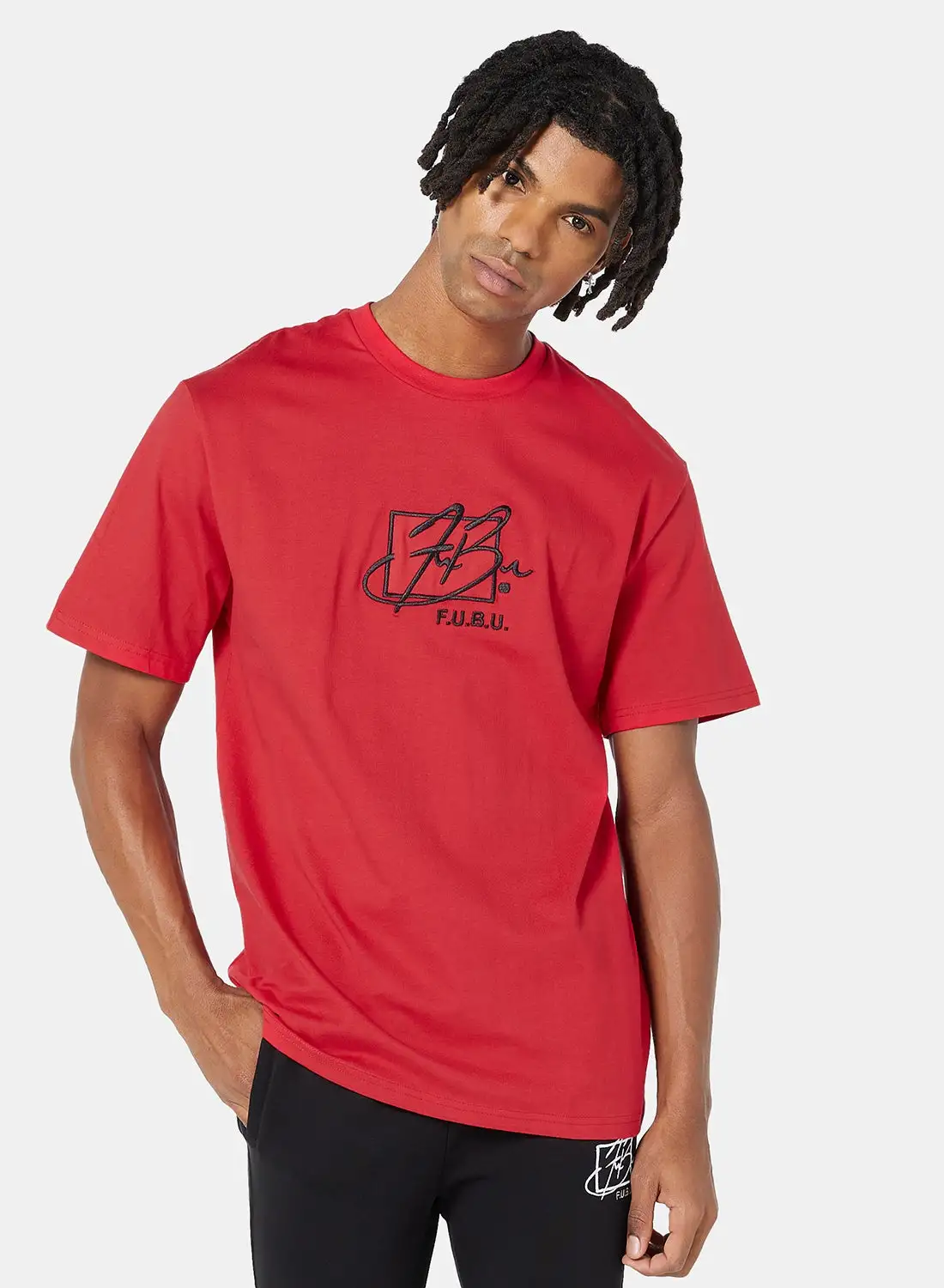 FUBU Script Essential T-Shirt Red