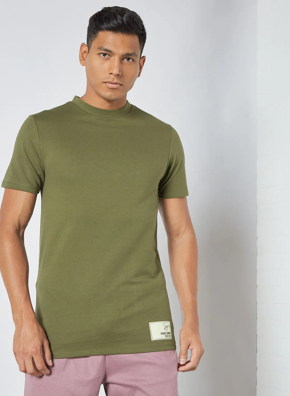STATE 8 Oversized T-Shirt Olive