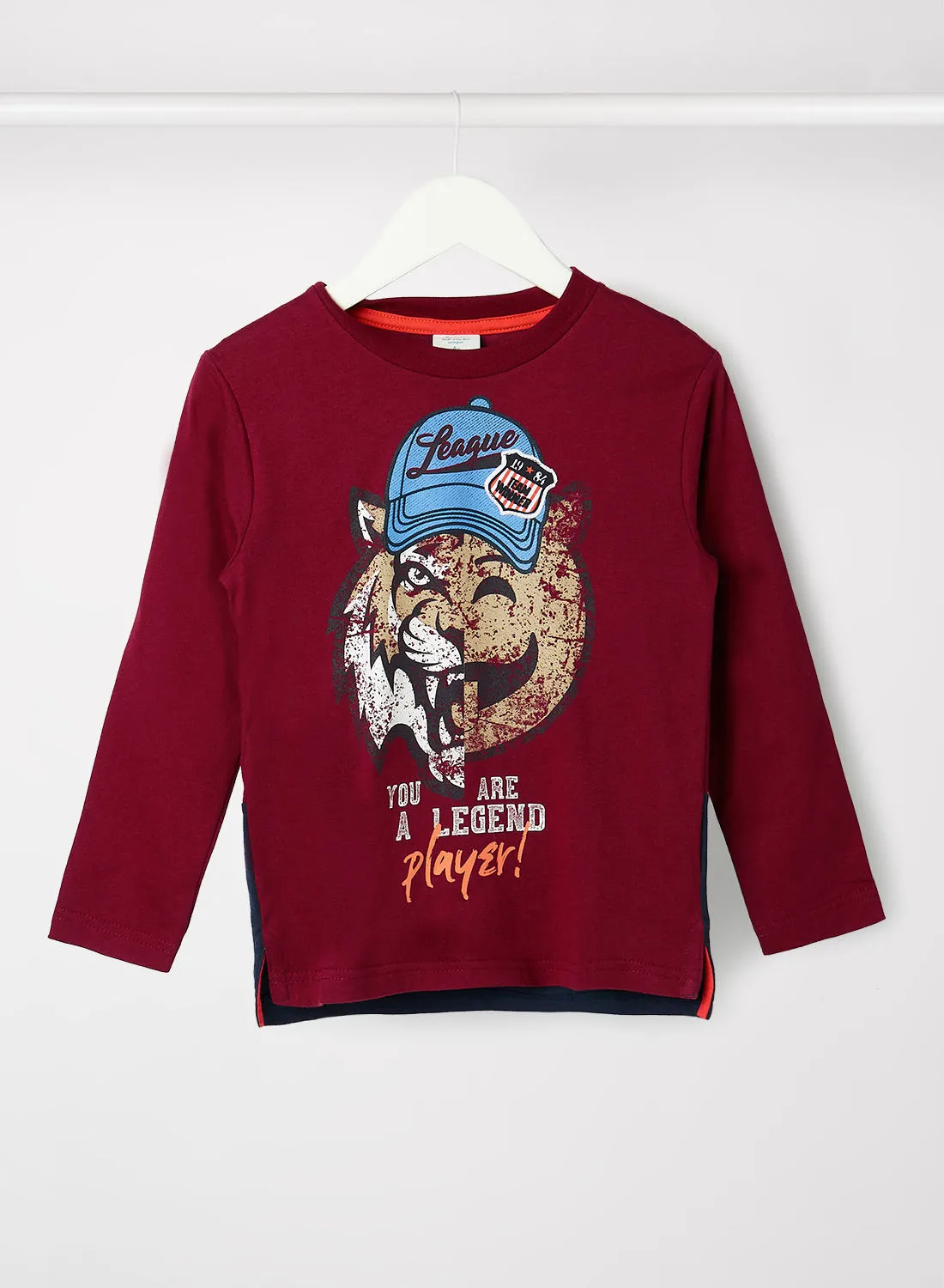 Boboli Kids/Teen Graphic T-Shirt Maroon