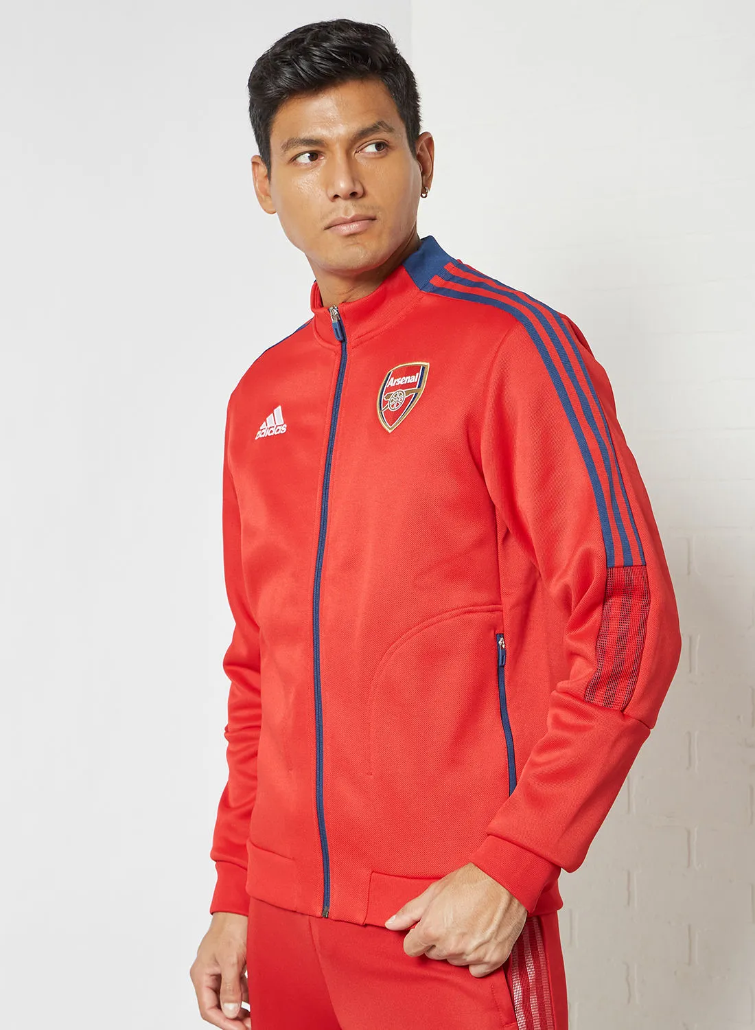 Adidas Arsenal Football Club Tiro Anthem Jacket Red