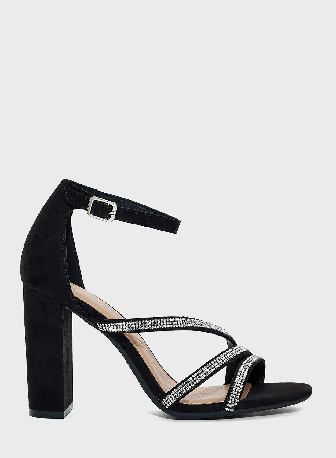 NEW LOOK Sparkle Ankle Strap Sandals