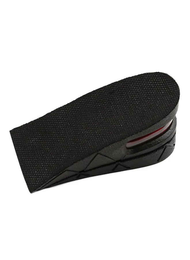 OUTAD Height Increasing Adjustable 2 Layers Shoe Pad Black