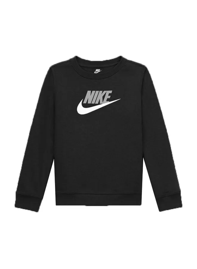 Nike Boys Sportswear Club Fleece T-Shirt Black