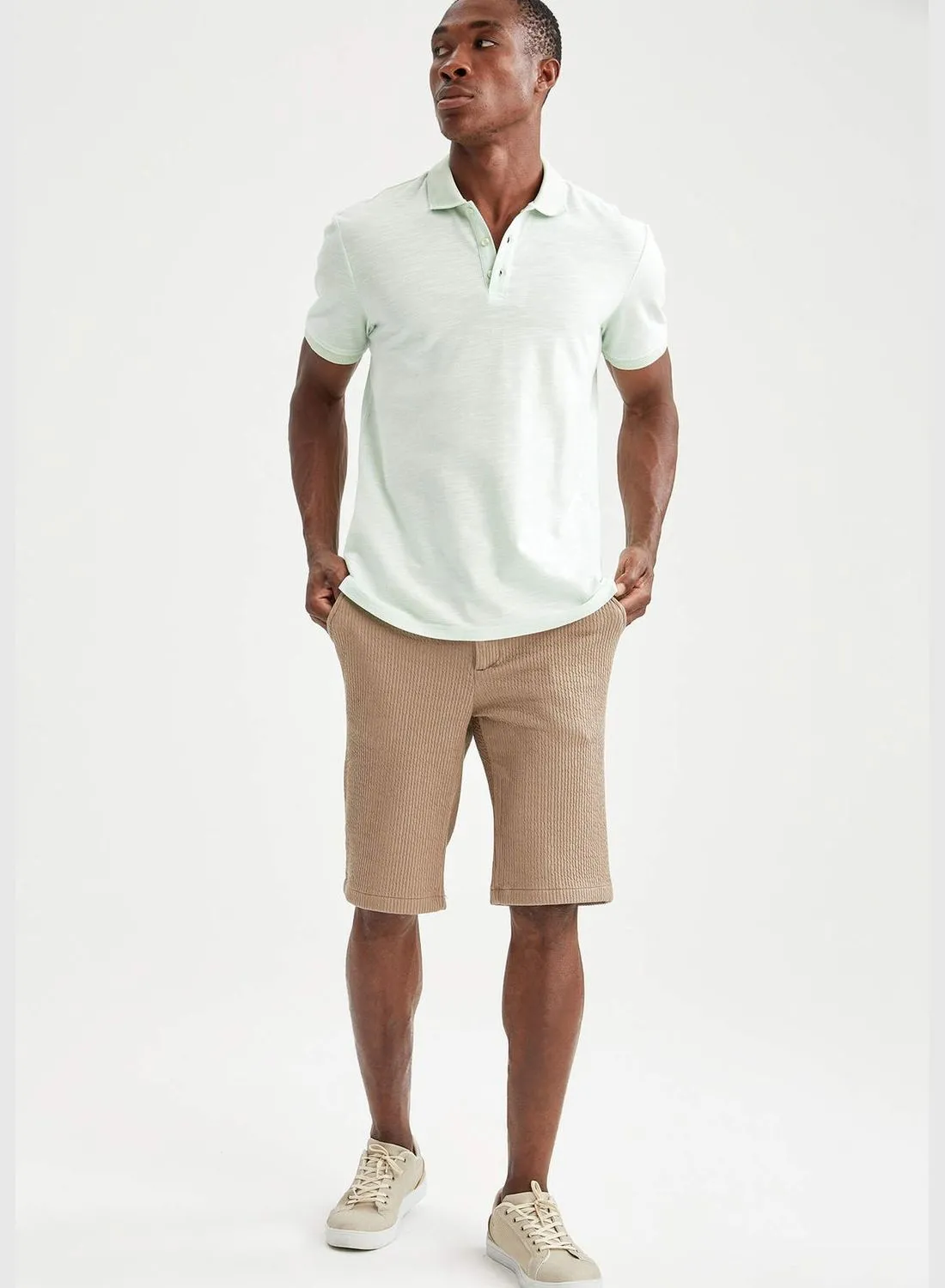 DeFacto Regular Fit Basic Bermuda Shorts