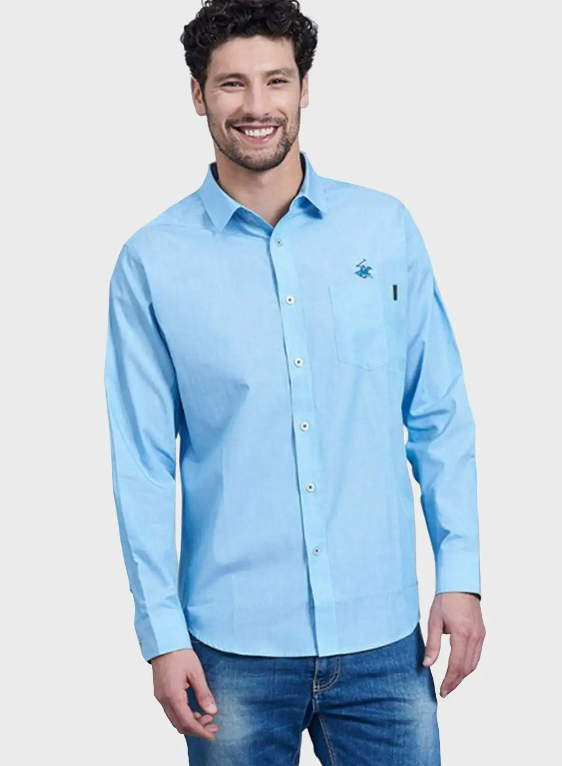 bhpoloclub Logo Regular Fit Shirt