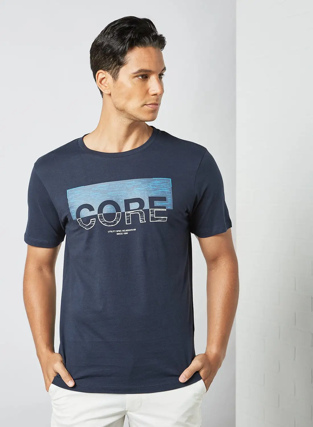 JACK & JONES Basic Core T-Shirt كحلي