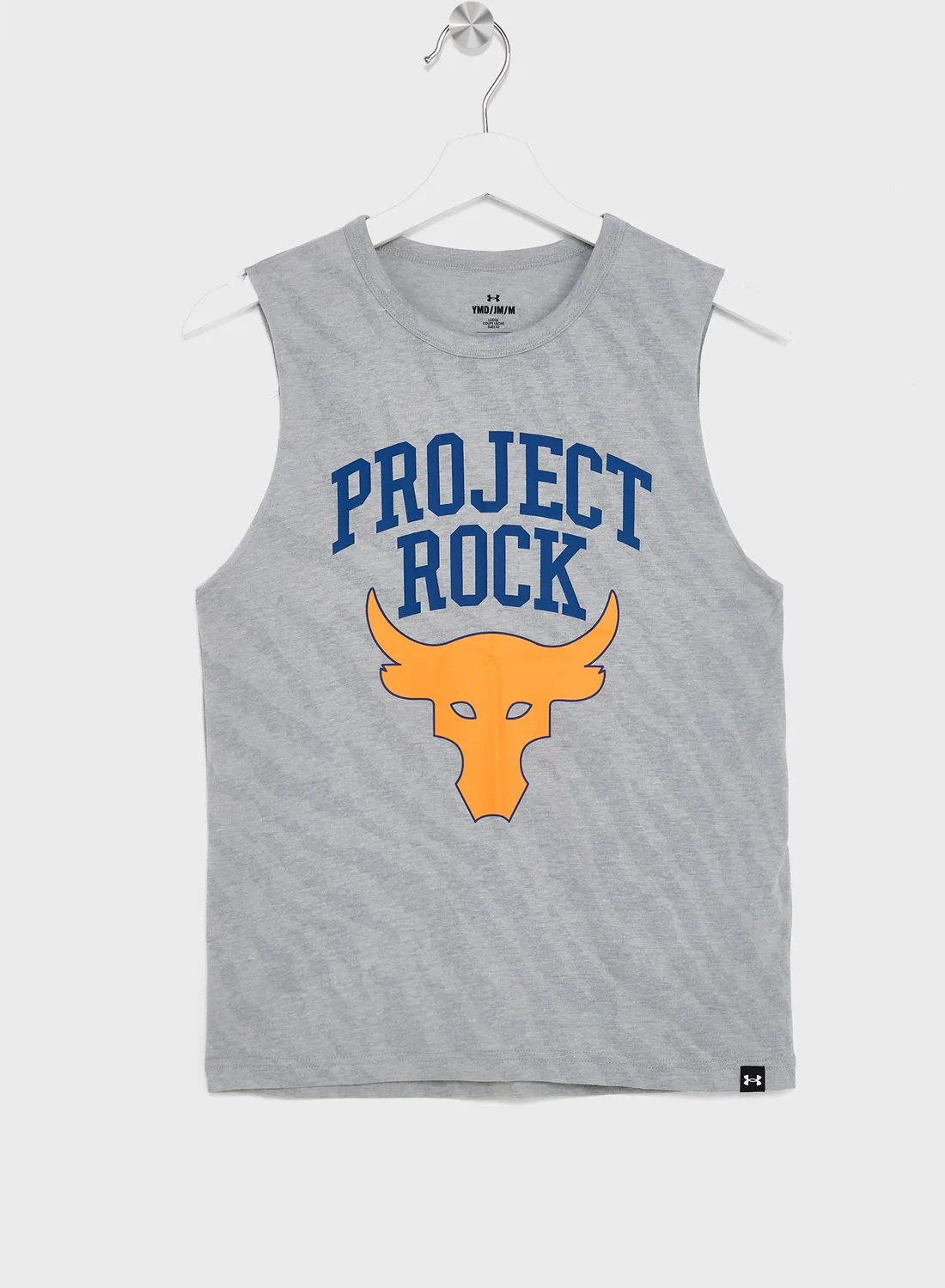 UNDER ARMOUR Youth Project Rock Show Your Bull Logo T-Shirt