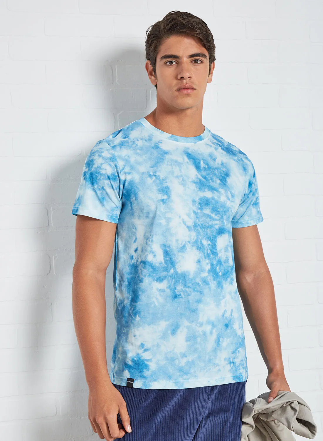 DEDICATED Stockholm Tie Dye T-Shirt Blue