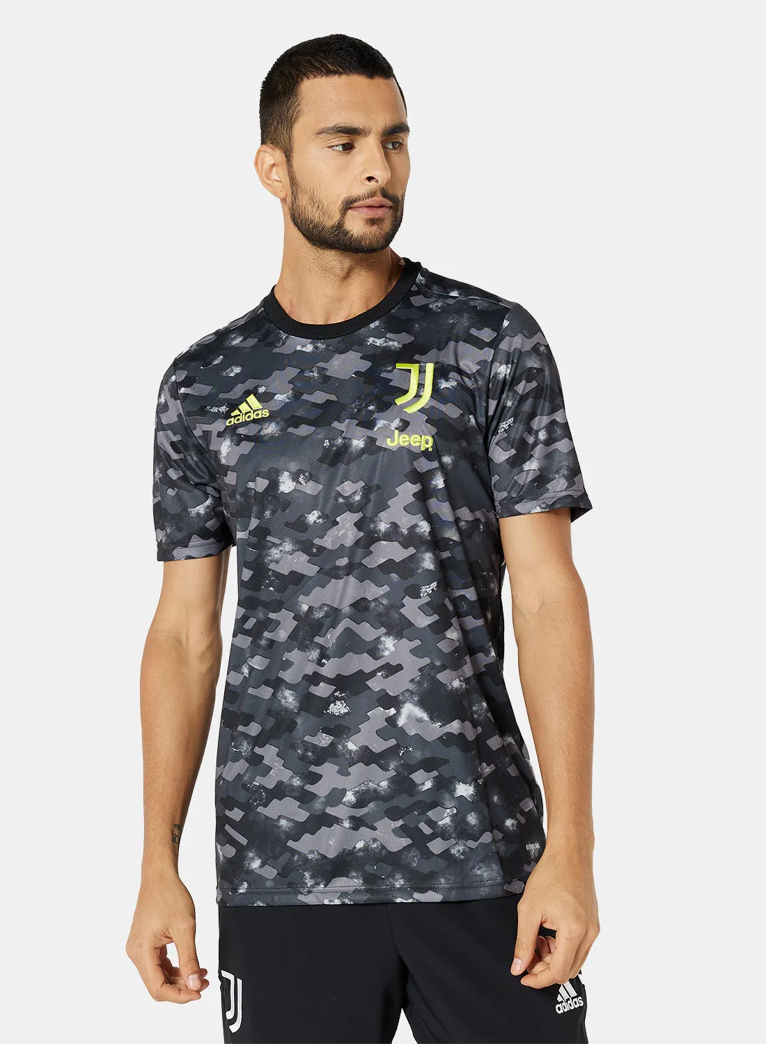 Adidas Juventus Football Club Pre-Match Jersey Grey/Black