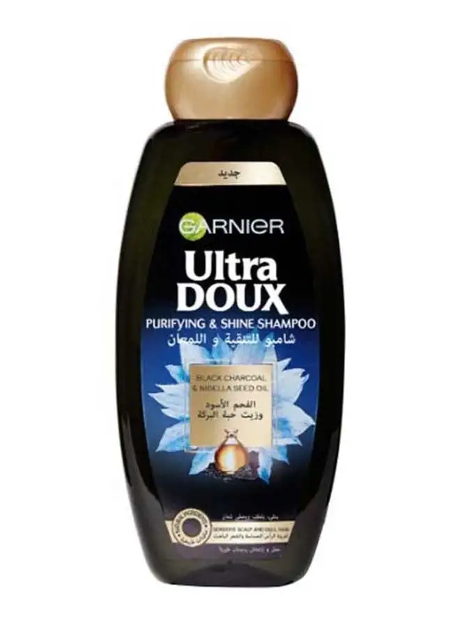 Garnier Ultra Doux Black Charcoal & Nigella Seed Oil Purifying & Shine Shampoo 200ml