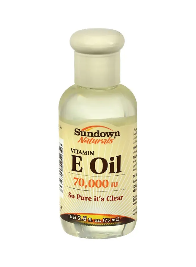 sundown Naturals Vitamin E Oil Clear 75ml