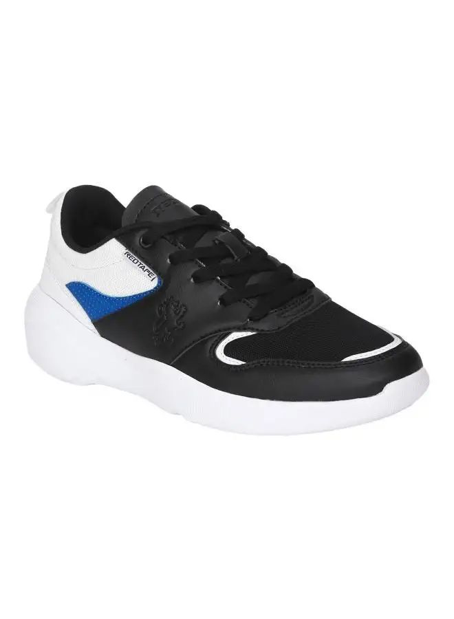 Red Tape Men's Low Top Sneakers Black/White/Blue