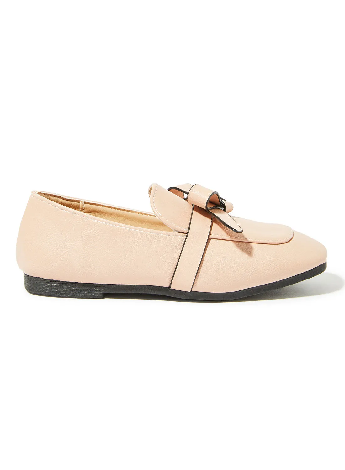 Hoppipola Girl Bow Detail Loafers Pink
