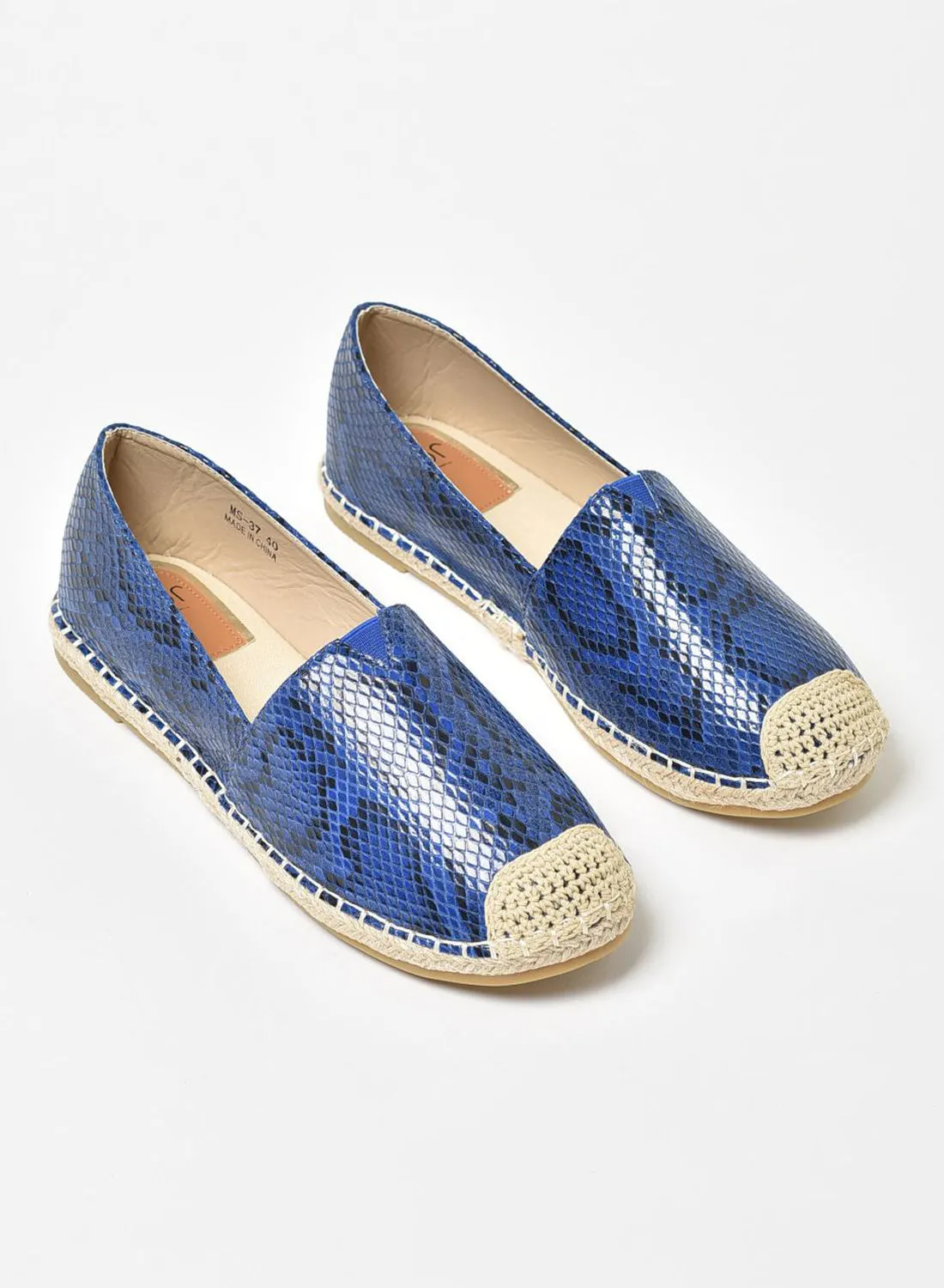 Jove Women's Casual Espadrilles Blue