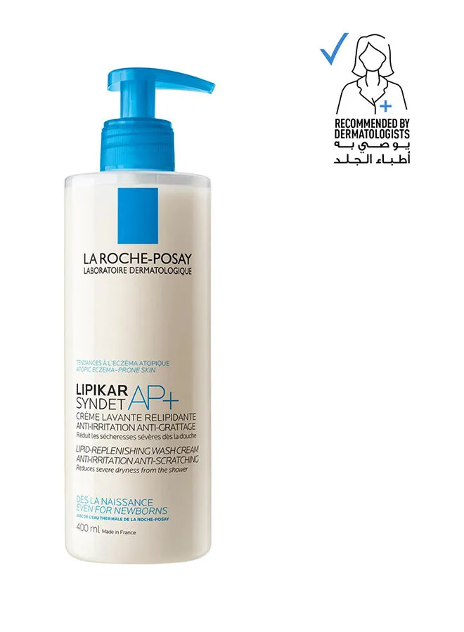 LA ROCHE-POSAY Lipikar Syndet Ap+ Body Wash For Eczema Prone Skin 400ml