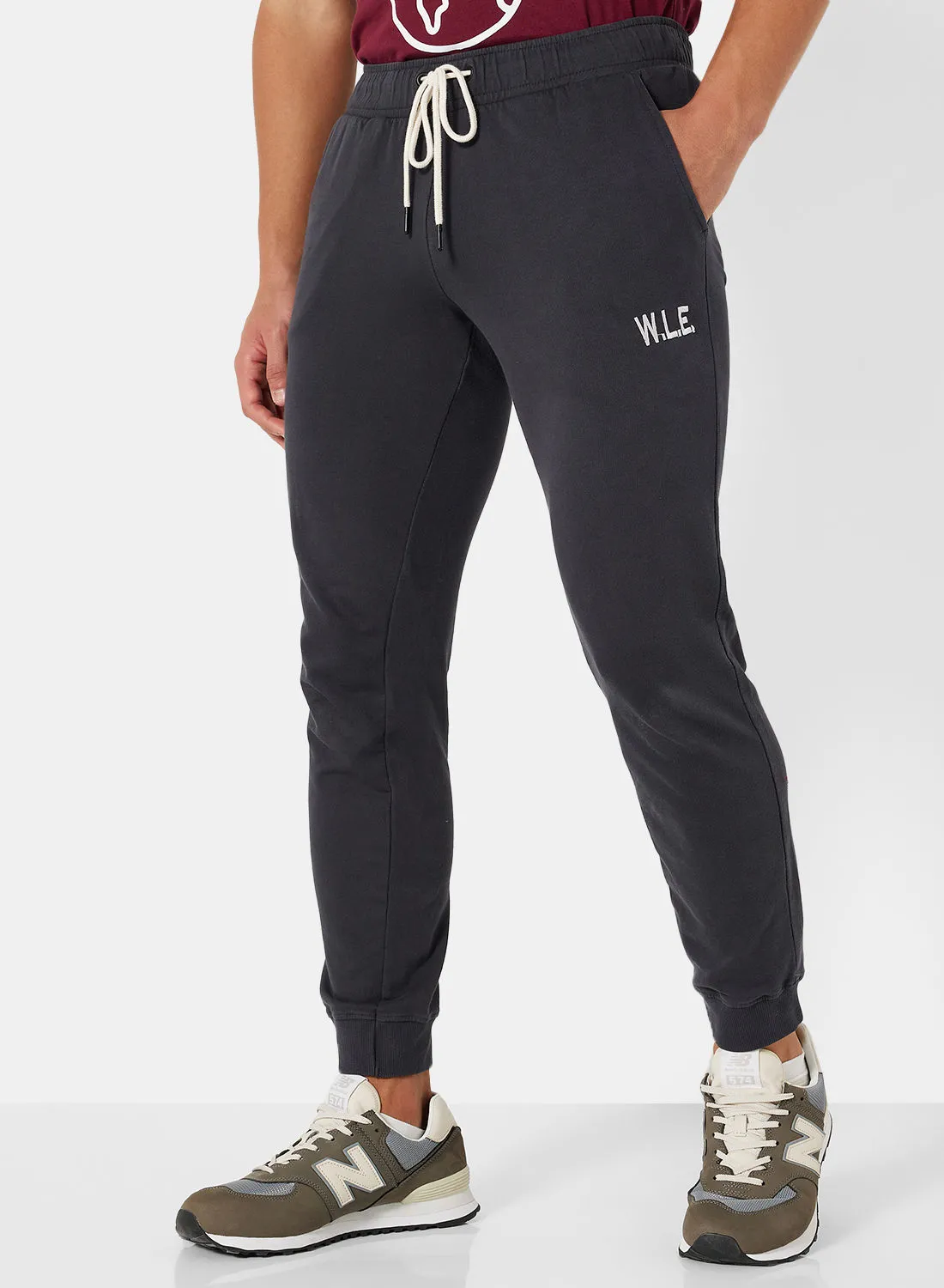 Sivvi x D'Atelier Eco-Friendly Essential Sweatpants Charcoal Grey