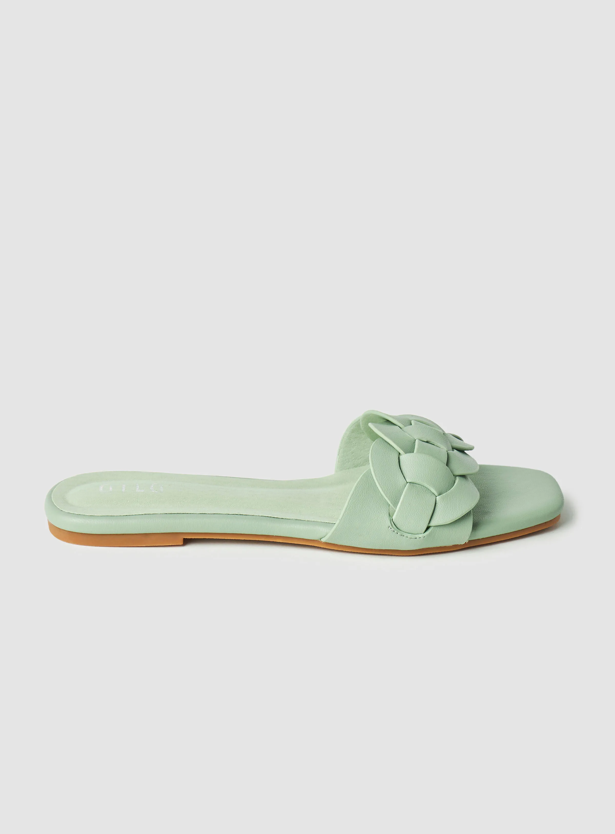Aila Casual Flat Sandals Mint