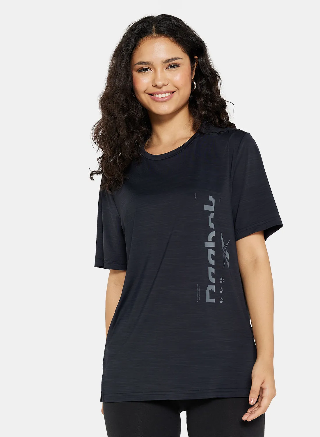 Reebok Activechill Graphic Move Training T-Shirt Black