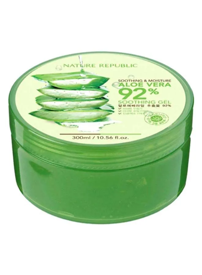 NATURE REPUBLIC Soothing And Moisture Aloe Vera Gel Green 300ml