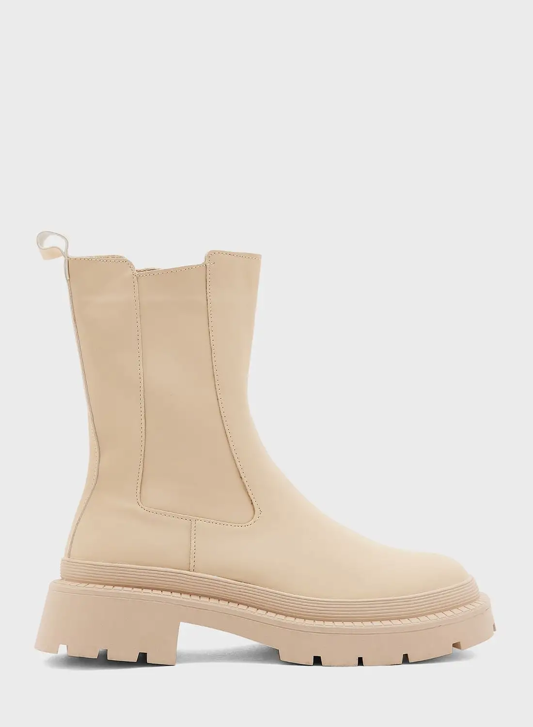 Ginger Chunky Sole Chelsea Boot