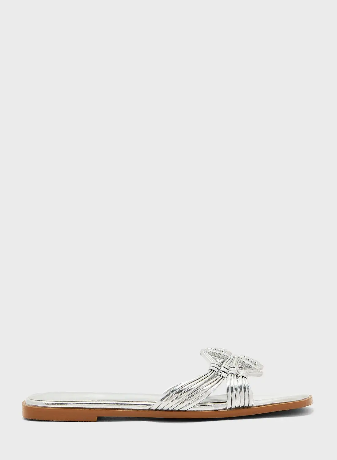 Ella Limited Edition Knotted Strap Flat Sandals