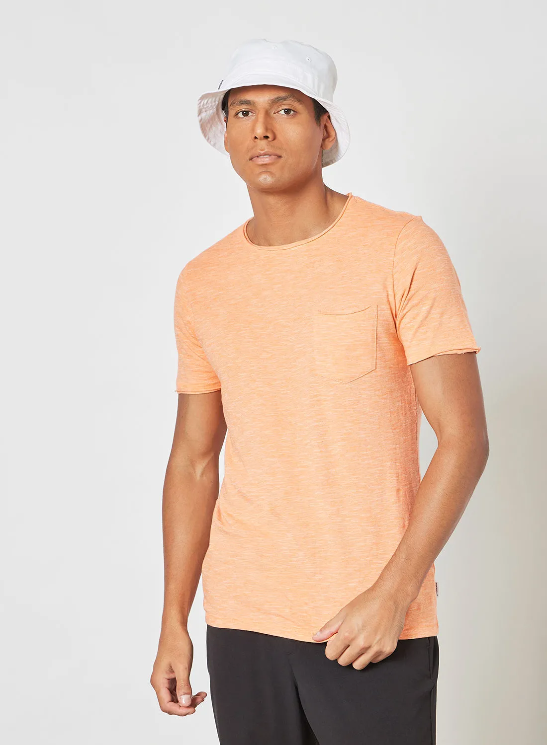 LINDBERGH Single Pocket T-Shirt Orange