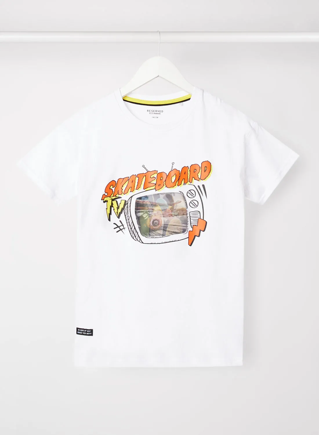 Reserved Kids/Teen Graphic T-Shirt White