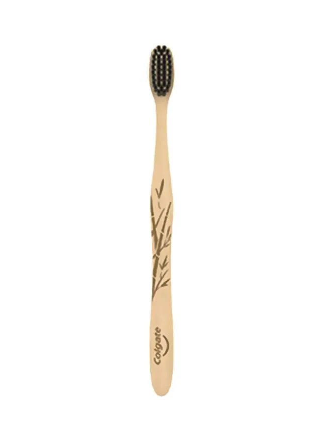 Colgate Soft Bamboo Toothbrush بيج / أسود
