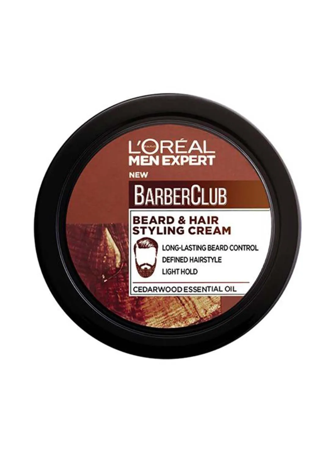 L'OREAL PARIS Barberclub Beard & Hair Styling Cream SL0371 75ml