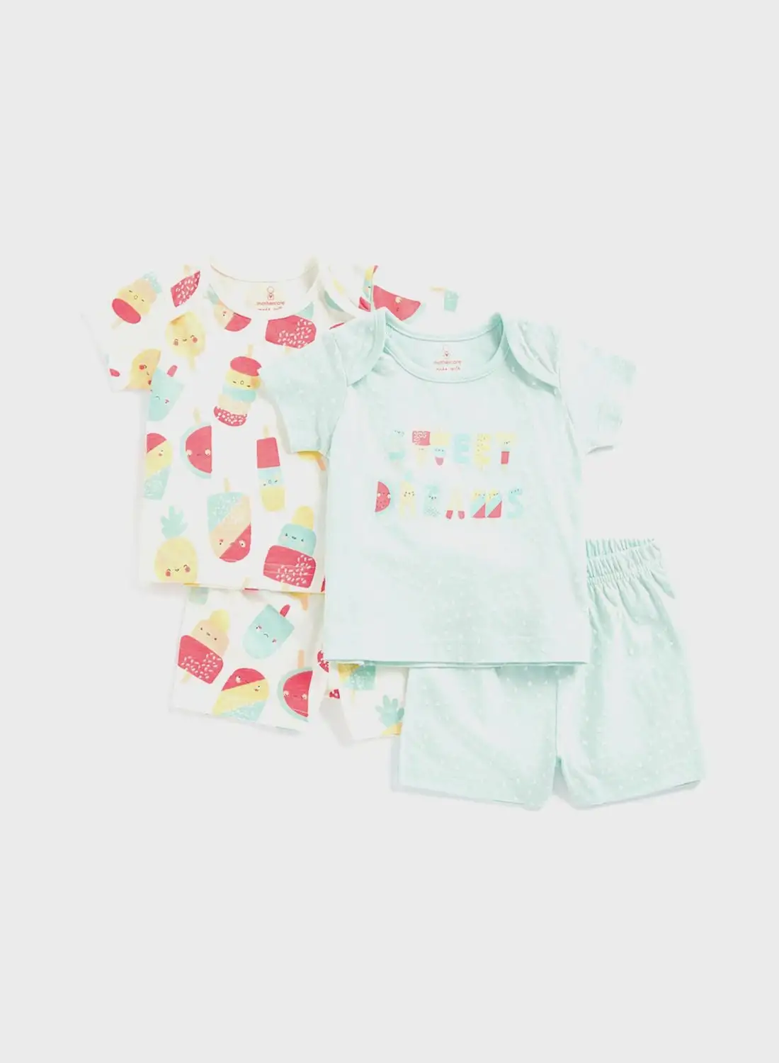 mothercare Kids 2 Pack Assorted Pyjama Set